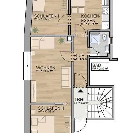 Haus Im Garten 公寓 史塔卡赫